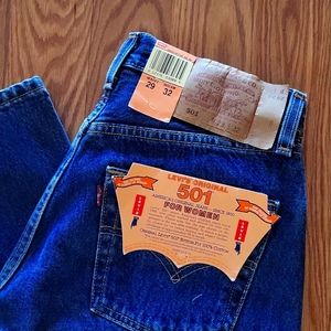 Levi's Original 501 Button-Fly 100% Cotten Jeans for Women